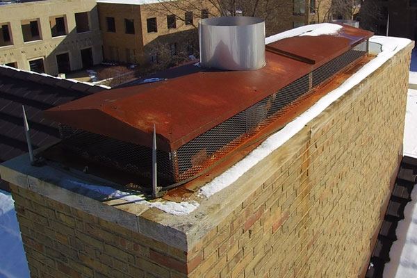 Video chimney inspections by drone